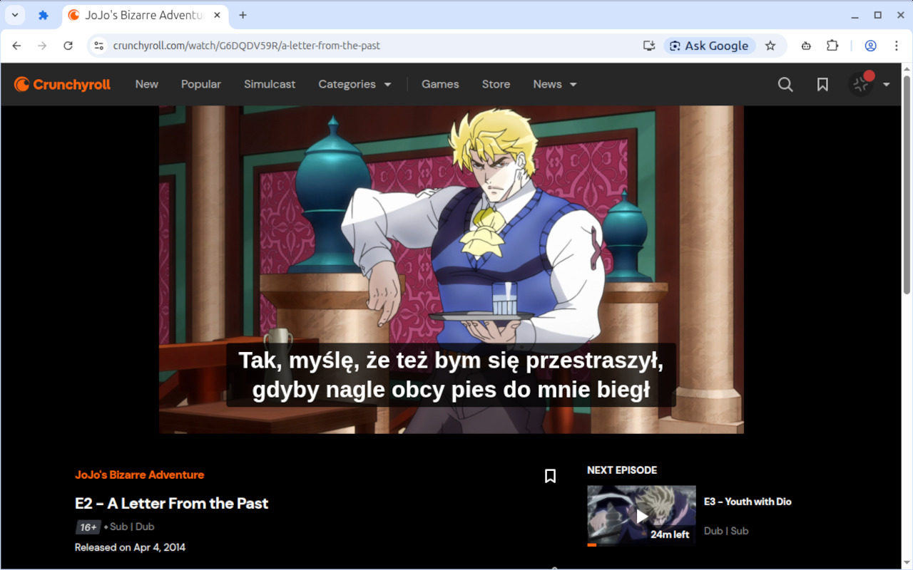 Crunchyroll polskie napisy wtyczka